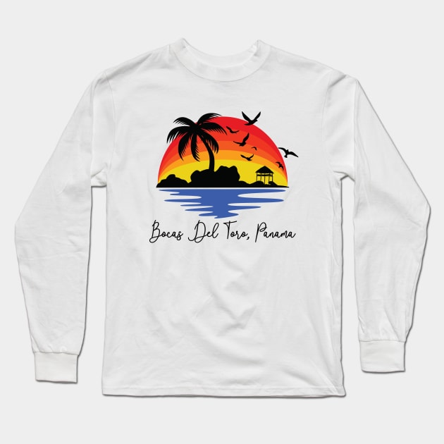 Bocas Del Toro Panama Long Sleeve T-Shirt by ThyShirtProject - Affiliate